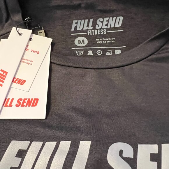 Full Send Fitness Compression Shirt NWT Medium - Picture 4 of 4